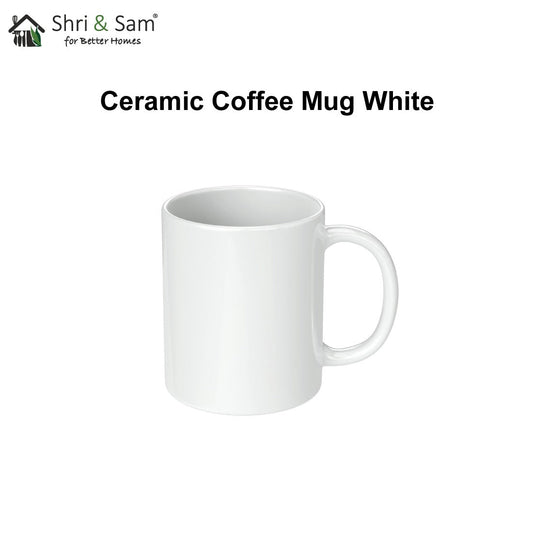 Ceramic Coffee Mug - White
