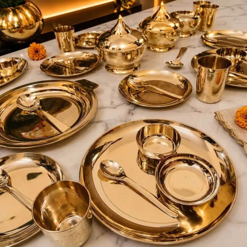 Kansa Luxury Dinner Serving Set