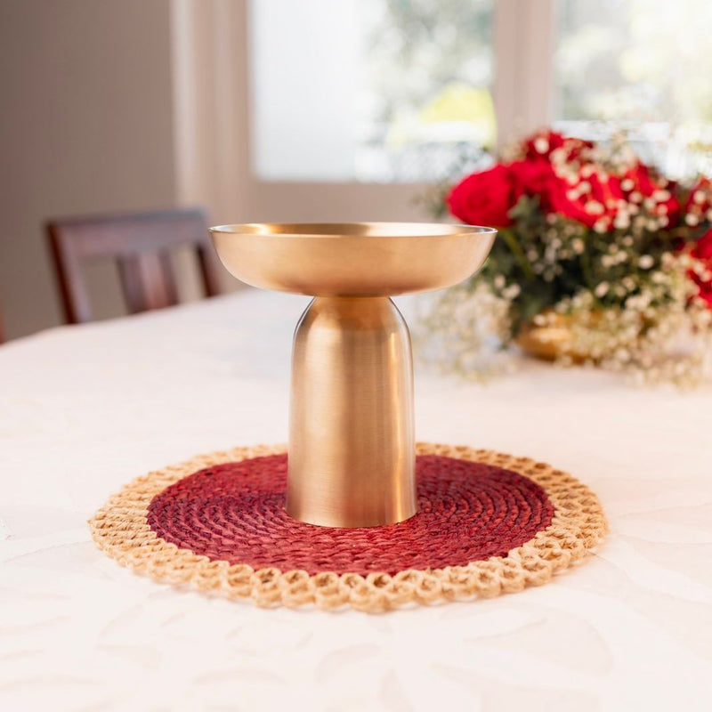 Velanstore Heirloom Brass Platter - Small