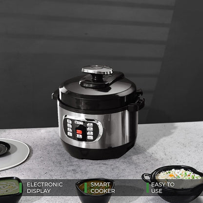 Electric Pressure Cooker 3L with 6-in-1 Functions
