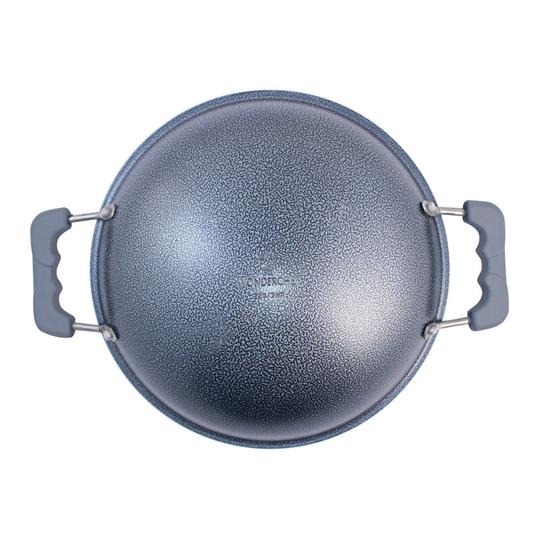 Appachetty Breakfast Pan with Lid | Nonstick Cookware | Appachatty | Chetty Pan | Appam Patra | Round Bottom Kadai | 3mm Thick | Black 22 cm | 1 Year Warranty