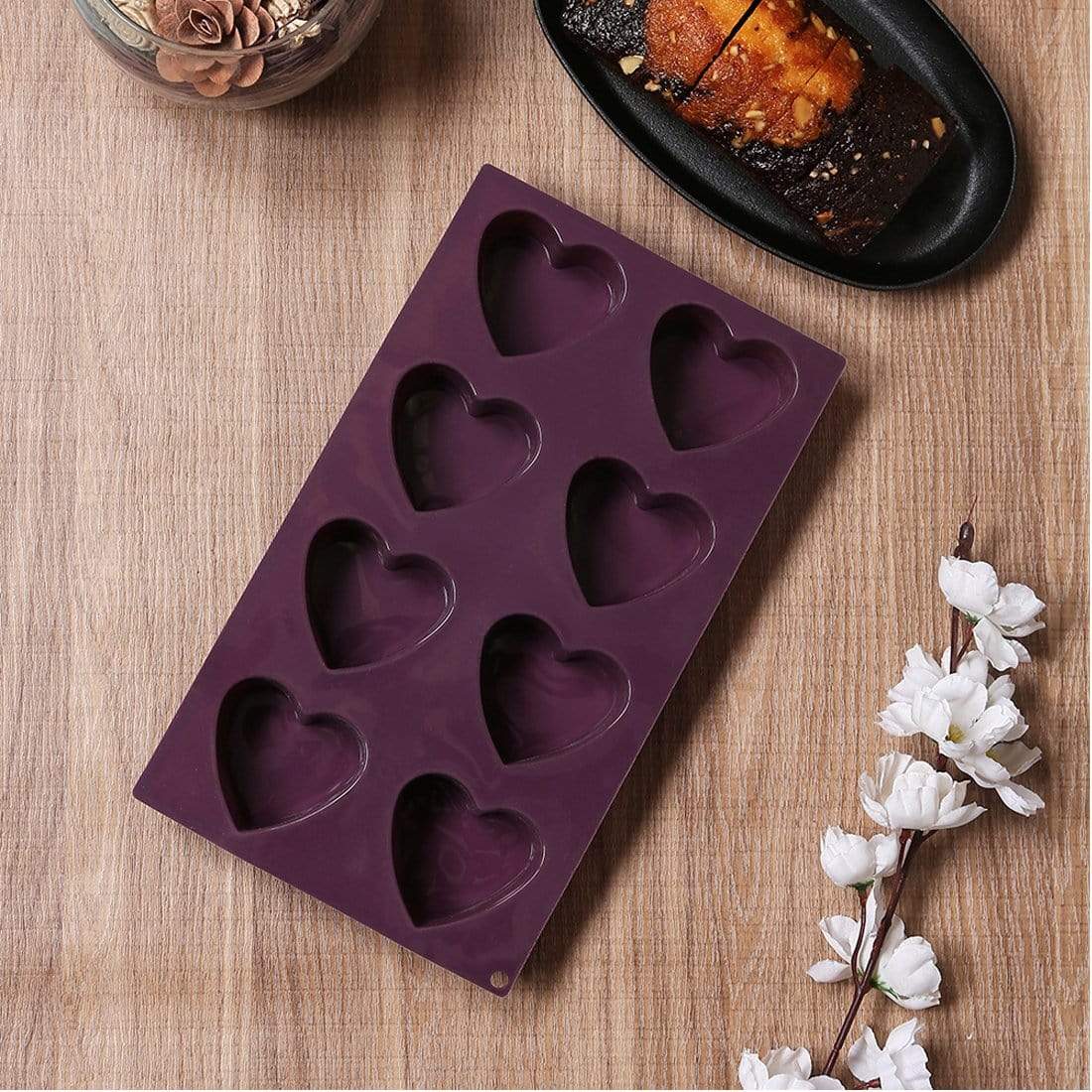 Wonderchef Platinum Silicone Heart Cake Mould