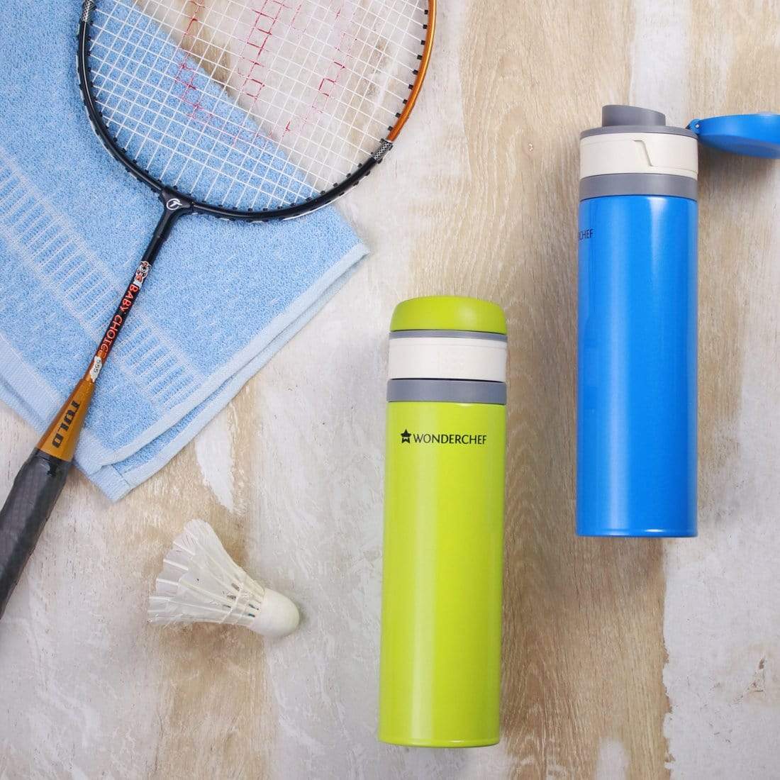 Uni-Bot, 500ml, Apple Green, Double Wall Stainless Steel Vacuum Insulated Hot and Cold Flask, Ultra Light, Spill and Leak Proof, 2 Years Warranty