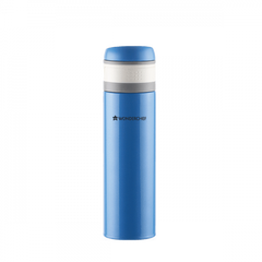 Uni-Bot, 500ml, Double Wall Stainless Steel Vacuum Insulated Hot and Cold Flask, Ultra Light, Spill and Leak Proof, 2 Years Warranty, Blue
