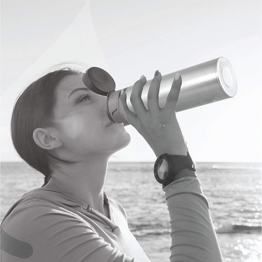 Uni-Bot, 500ml, Silver, Double Wall Stainless Steel Vacuum Insulated Hot and Cold Flask, Ultra Light, Spill and Leak Proof, 2 Years Warranty