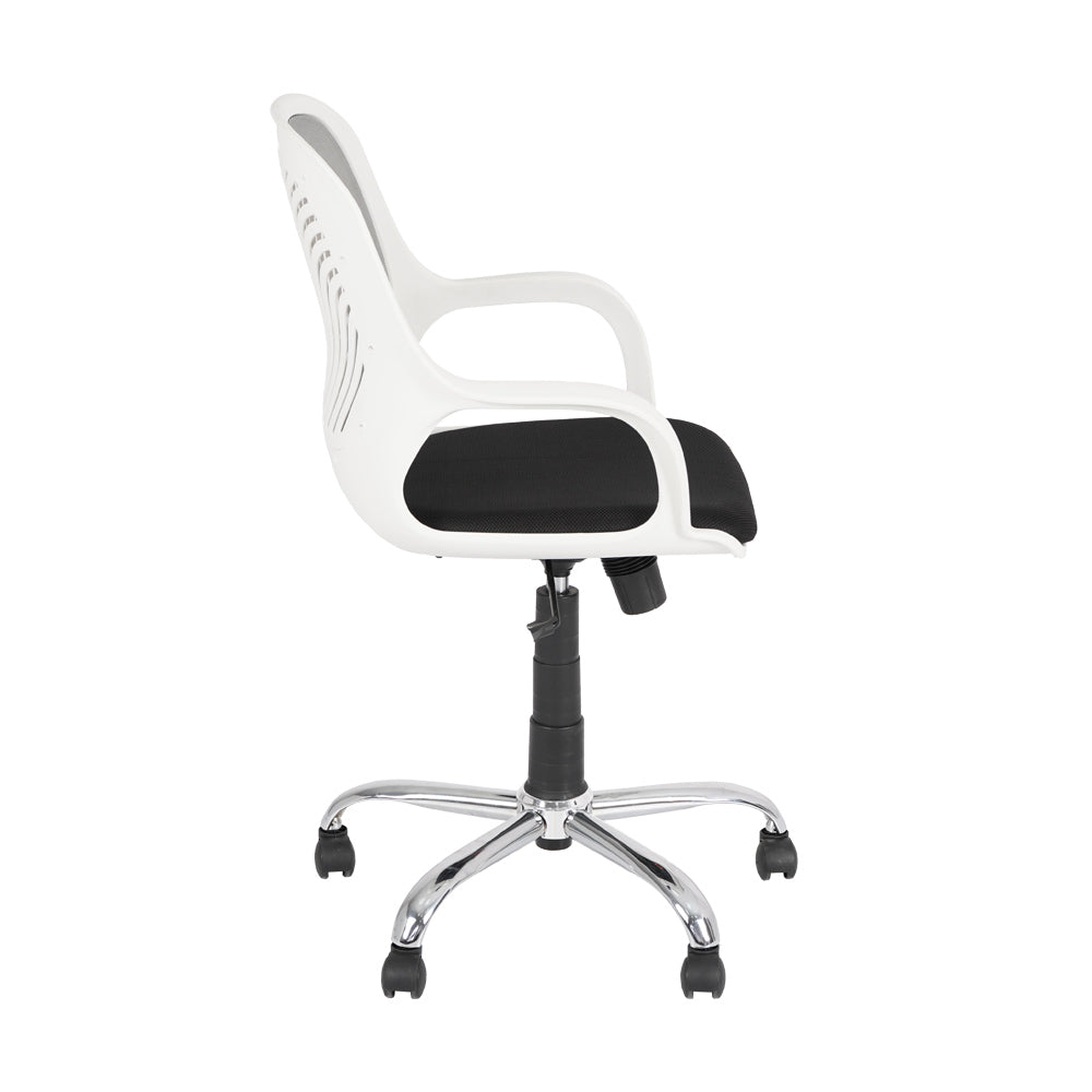 Nilkamal Yaris Mid Back Chrome Base Chair