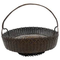 Bhunes Brass Antique Very Beautiful Brass Flower Holder, Phuldali, Traditional Poja Items Holder,Brown, 9.5 Inch, 1 Piece