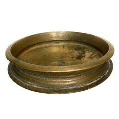 Bhunes Brass Antqiue Urli Traditional Bowl For Home Décor,Brown, 4 Inch, 1 Piece