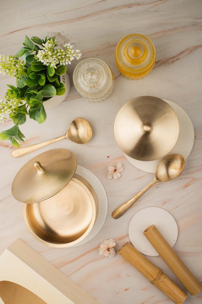 Kansa Serving Bowl Set / Serveware
