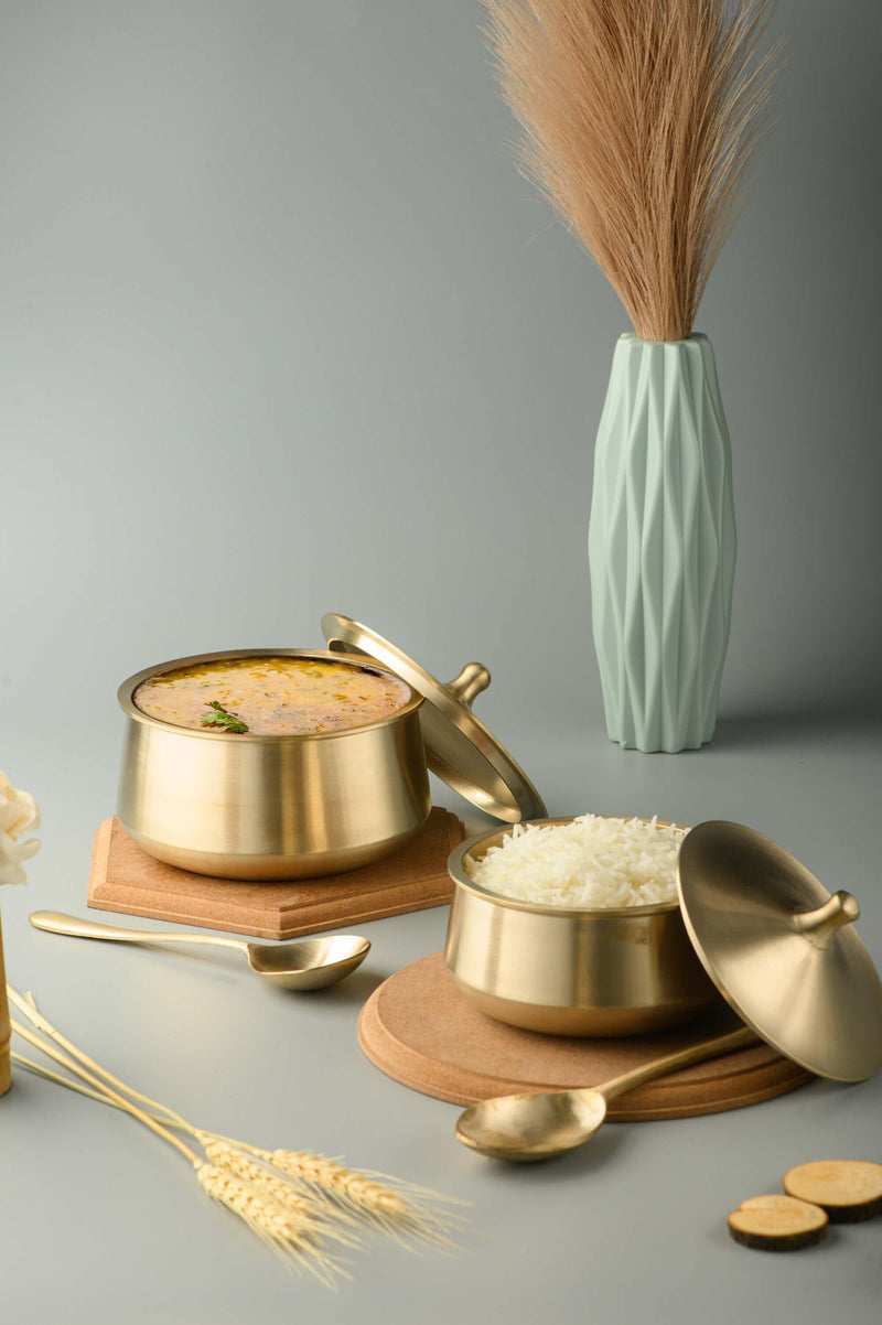 Kansa Serving Bowl Set / Serveware