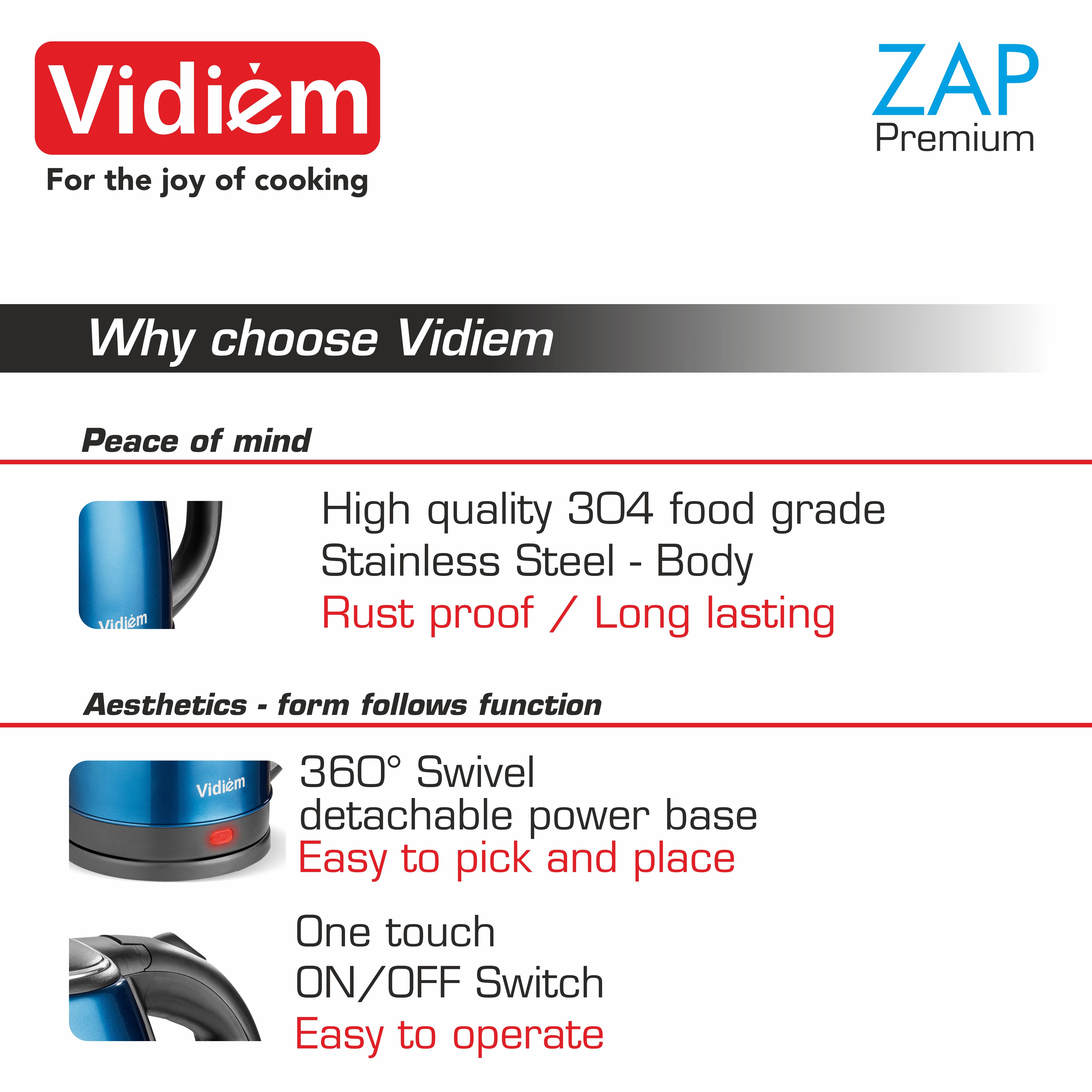 Zap Premium - Azure Blue 1.8 Ltr vidiem