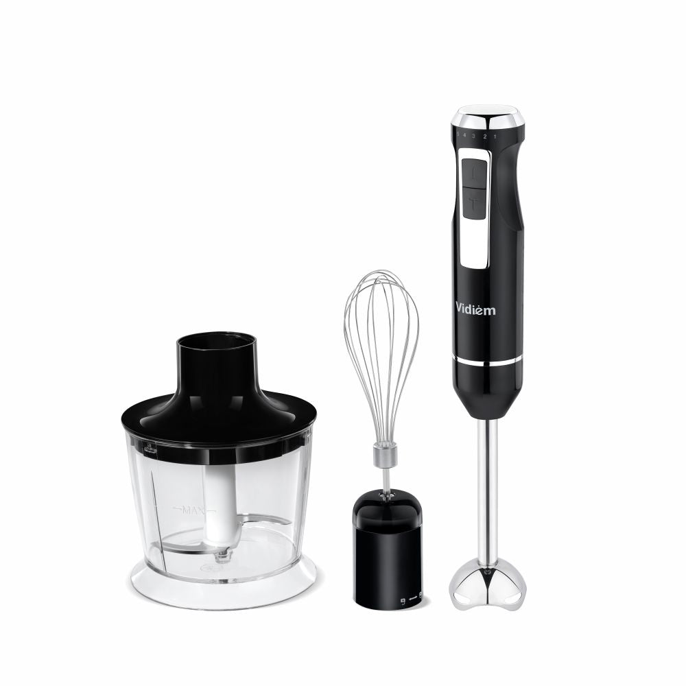 Vidiem Zap Pro 750W Hand Blender with Chopper, Whisk & Multipurpose Jar