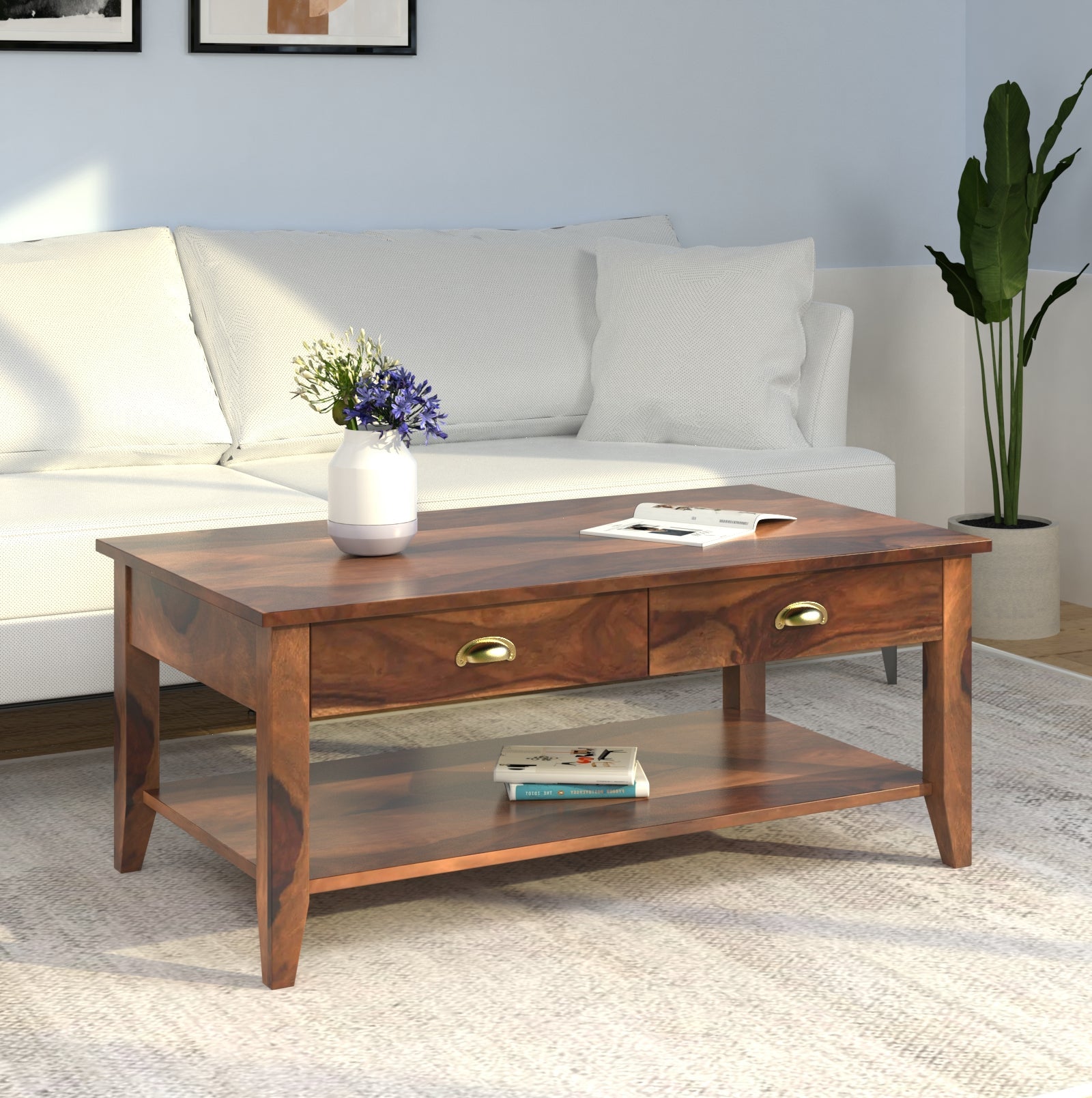 Nilkamal Zanus Coffee Table (Walnut)