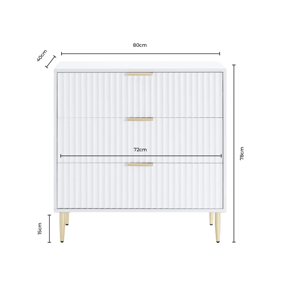 Velin 3 Drawer Chest