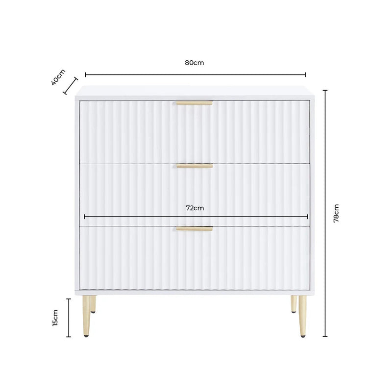 Velin 3 Drawer Chest