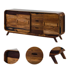 Mid-Century Sheesham Wood Sideboard / Media Console