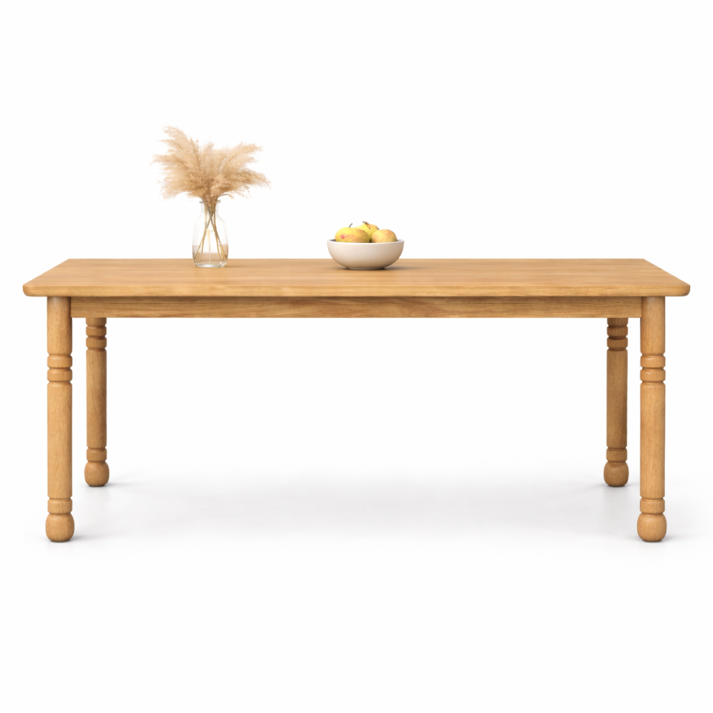 Valencia Solid Wood Dining Table -6 Seater