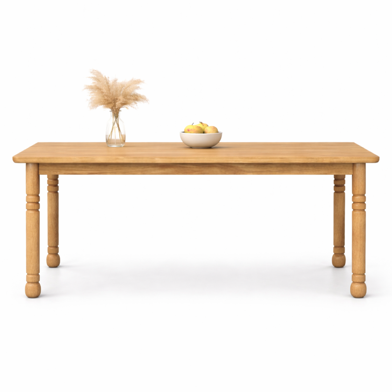 Valencia Solid Wood Dining Table -6 Seater