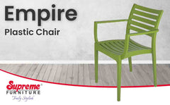 Supreme Empire Plastic With-Arm Chair
