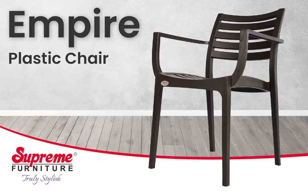 Supreme Empire Plastic With-Arm Chair