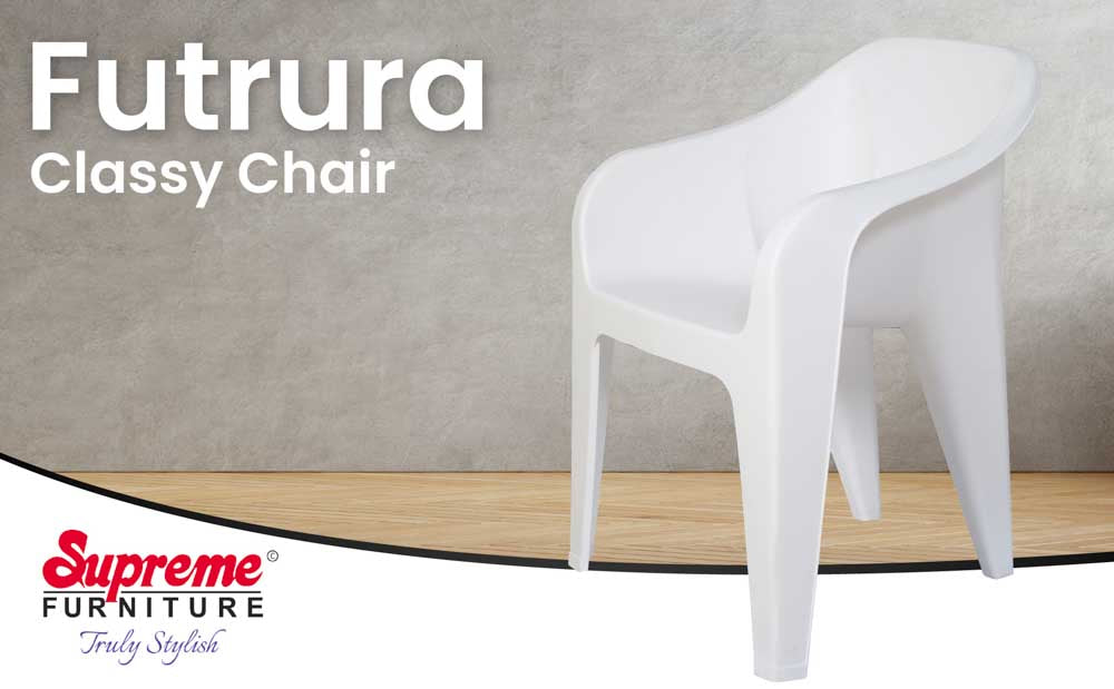 Supreme Futura Plastic With-Arm Chair