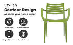 Supreme Empire Plastic With-Arm Chair