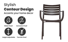Supreme Empire Plastic With-Arm Chair