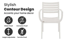 Supreme Empire Plastic With-Arm Chair