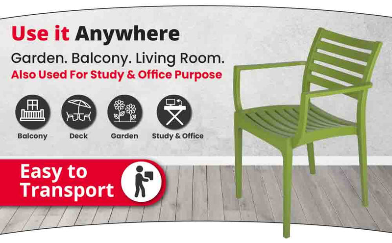 Supreme Empire Plastic With-Arm Chair