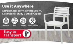 Supreme Empire Plastic With-Arm Chair
