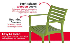 Supreme Empire Plastic With-Arm Chair