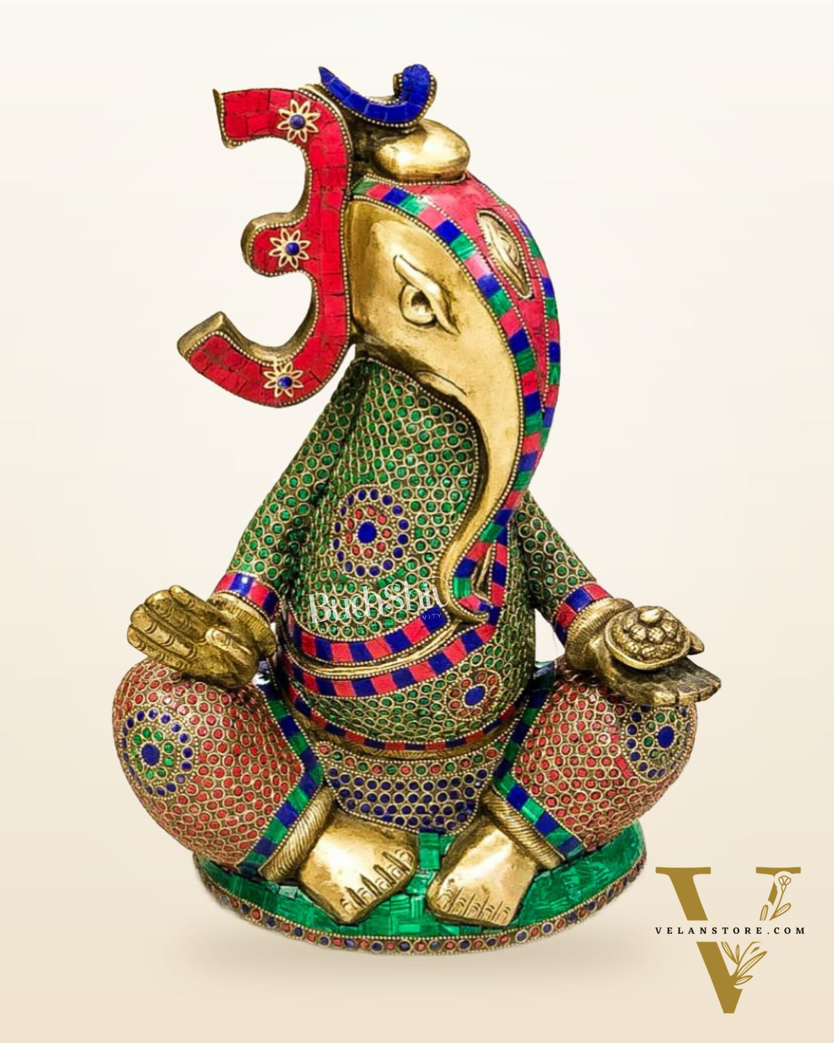 Abstract Modern Ganapathi Statue 17"