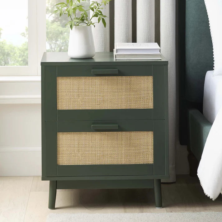 Canora 2 Drawer Bedside Table