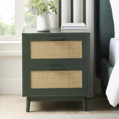 Canora 2 Drawer Bedside Table