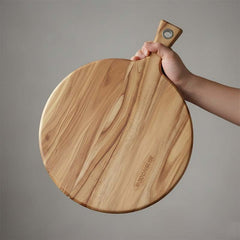 Circular Acacia Wood Chopping Board