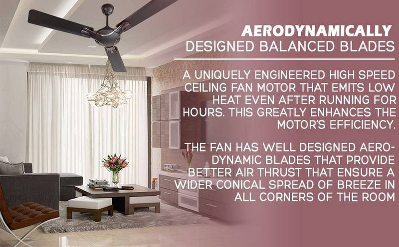 ACTIVA ACT-CROLLA-SMB Energy Saving 1200 mm Ceiling Fan-6