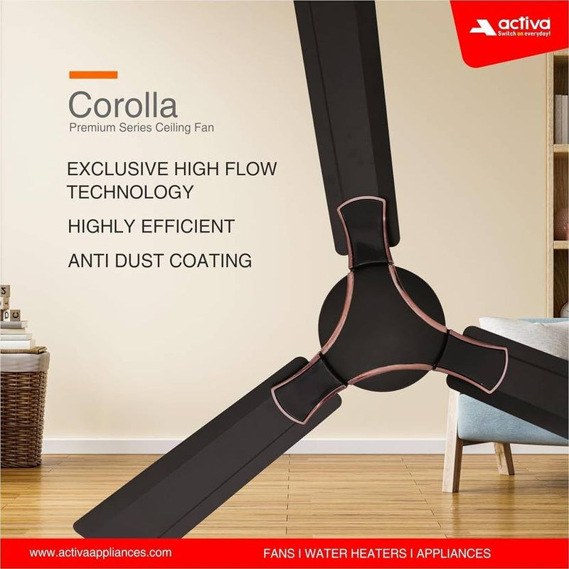 ACTIVA ACT-CROLLA-SMB Energy Saving 1200 mm Ceiling Fan-4