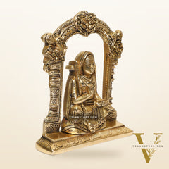 Adi Shankara Brass Statue | 5" Height | Advaita Vedanta Teachings
