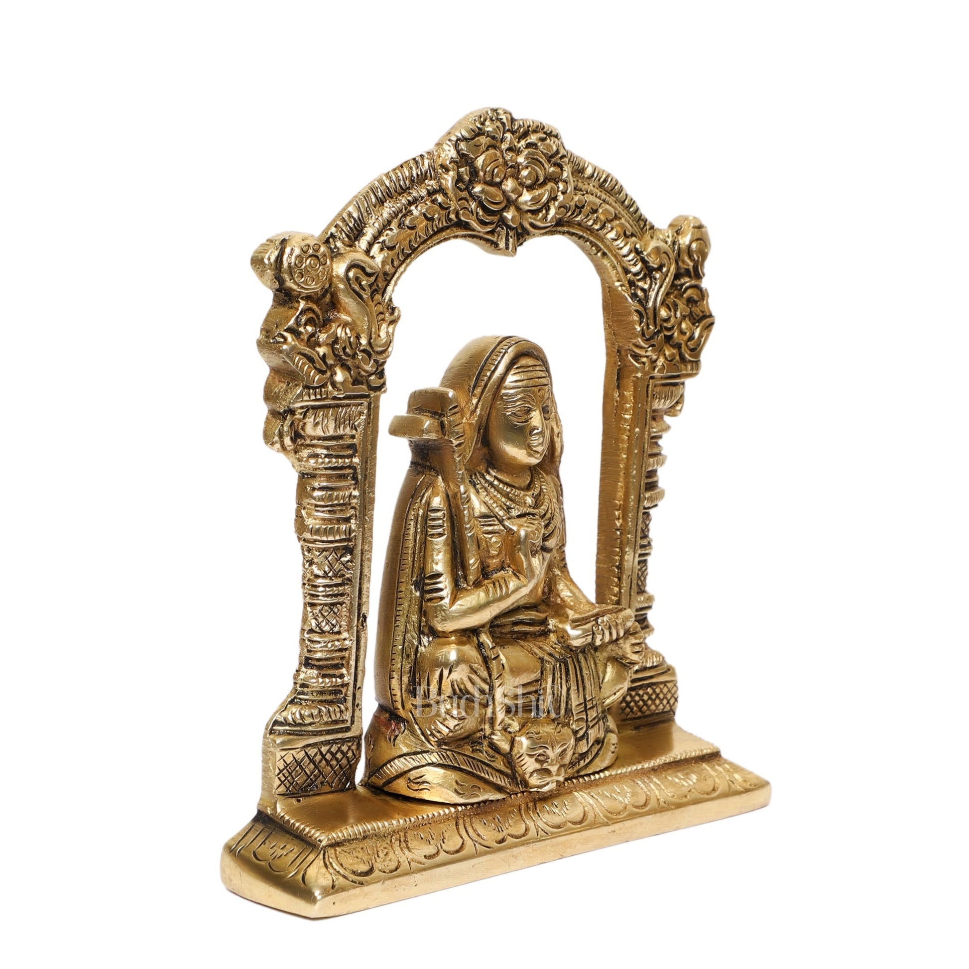 Adi Shankara Brass Statue | 5" Height | Advaita Vedanta Teachings