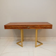 Solid Acacia Wood Transformer Table – Extendable, Standing & Gaming Desk to Dining Table with Hydraulic Lift and Storage