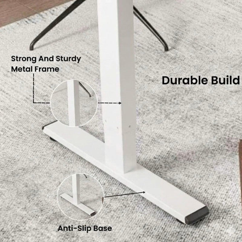 Electric Height Adjustable Standing Desk with Live Edge Solid Wood Desk with Multiple top options