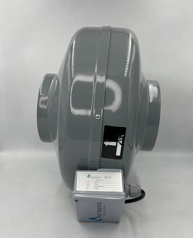 ASTBERG Mixflow Inline Centrifugal Centralized 150 mm Exhaust Fan-2