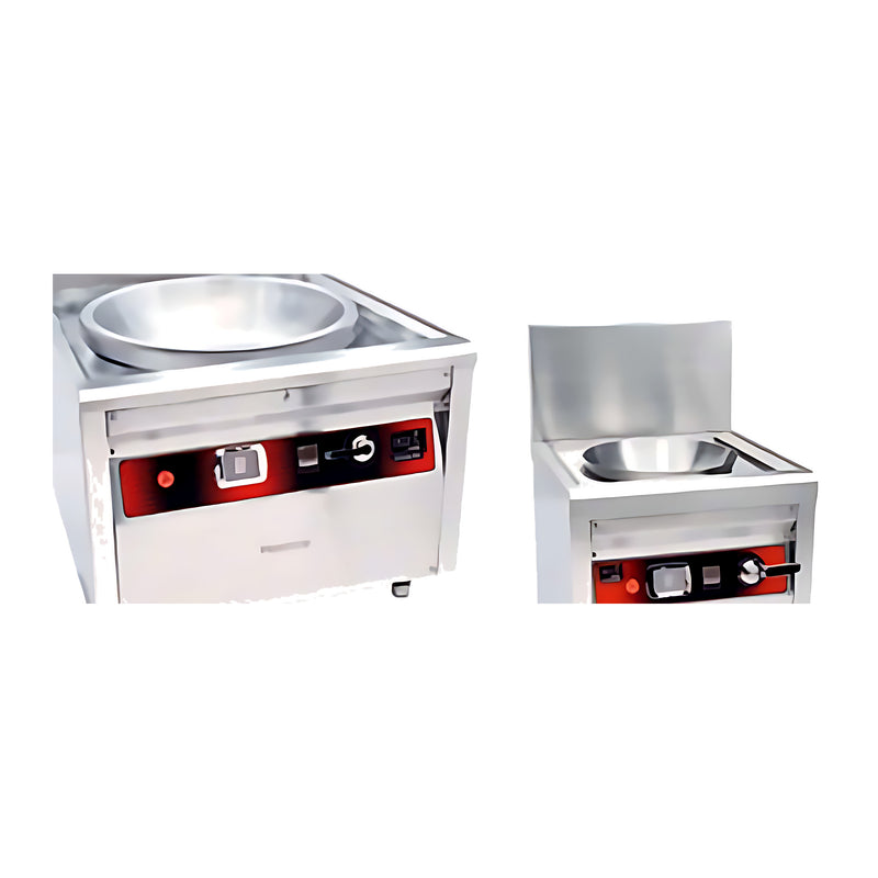 Aeonic Commercial Induction Kadai / Fryer / Wok – 18 L to 110 L-3