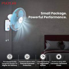 Polycab Aery Plus 400mm Wall Fan For Home, Office-3