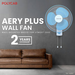 Polycab Aery Plus 400mm Wall Fan For Home, Office-6