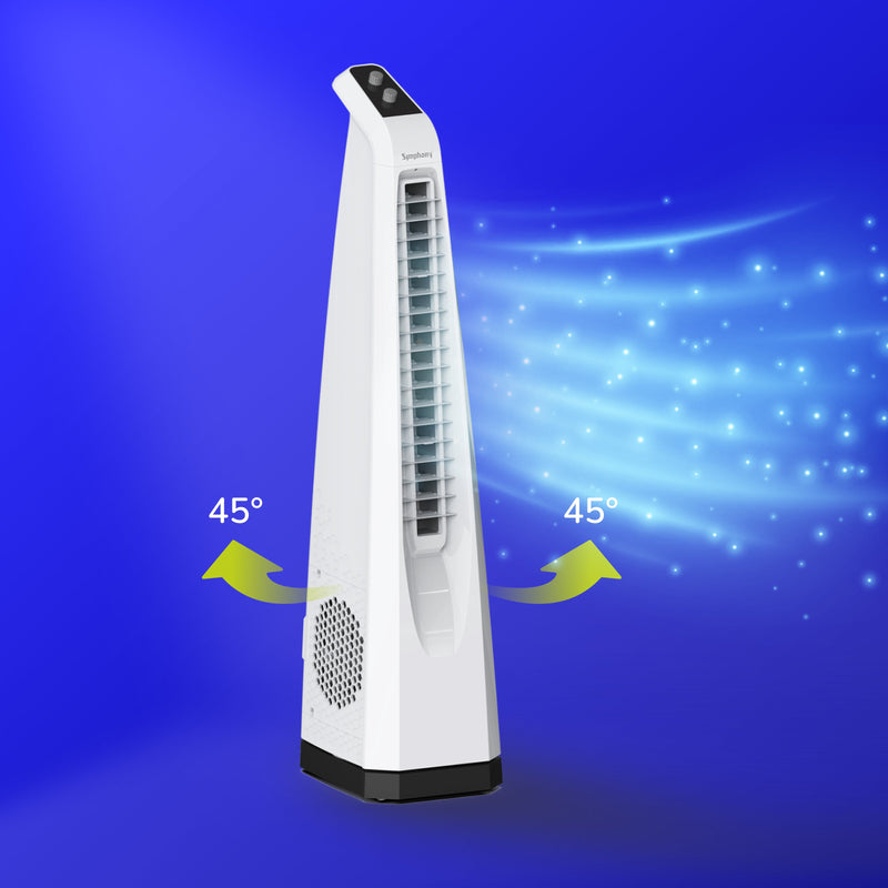 Surround JUNIOR | Tower Fan | Knob Control | Bladeless Turbo ThrowTM (BLTT) Technology