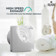 Polycab Airofresh High Speed 150 mm Exhaust Fan-2