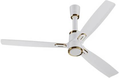 V-Guard AIRWIZ LIGHT PREMIUM HIGH SPEED | 6W LED UNDER LIGHT (48") 370 RPM with 3 Year Warranty BLDC Motor with Remote 1200 mm Ceiling Fan  (5 Star | BLOSSOM WHITE | Pack of 1)