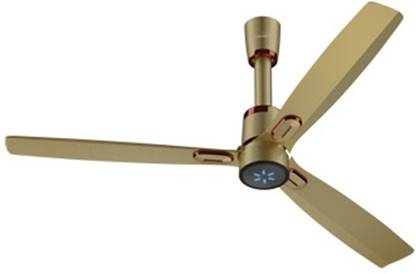 V-Guard AIRWIZ PRIME PREMIUM HIGH SPEED (48") 370 RPM with 3 Year Warranty BLDC Motor with Remote 1200 mm Ceiling Fan (5 Star | IMPERIAL GOLD | Pack of 1)