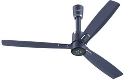 V-Guard AIRWIZ PRIME PREMIUM HIGH SPEED (48") 370 RPM with 3 Year Warranty BLDC Motor with Remote 1200 mm Ceiling Fan (5 Star | RIBAND BLUE MATTE | Pack of 1)
